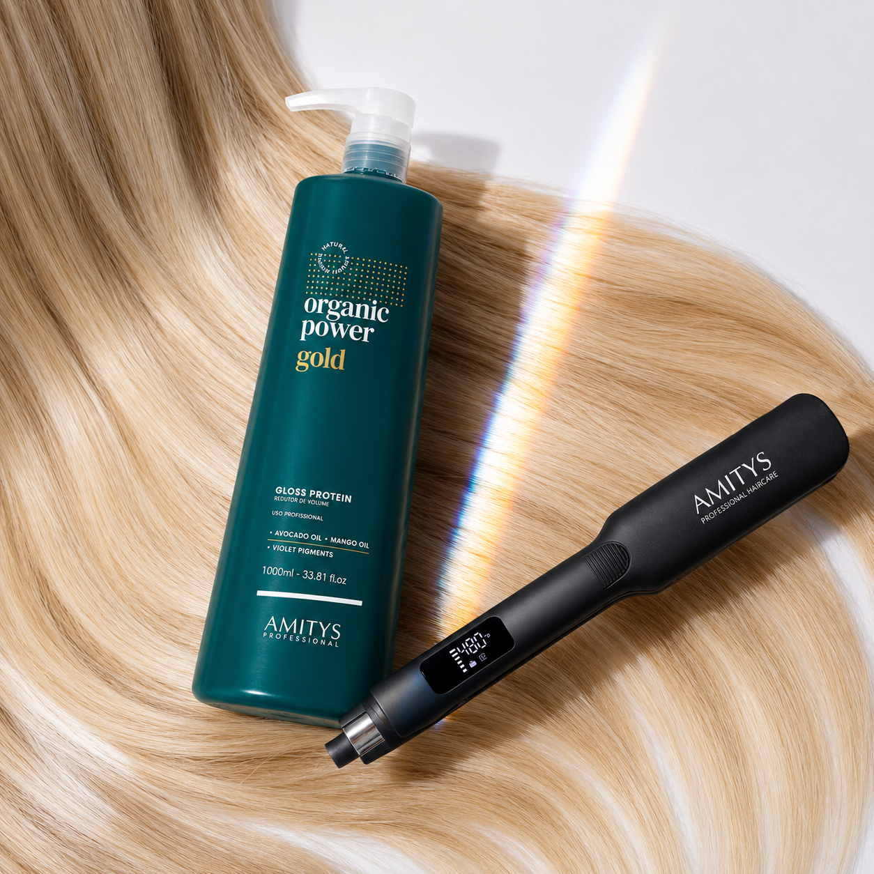 PLANCHA INTELIGENTE + ORGANIC POWER GOLD